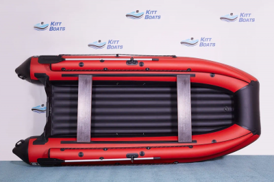 Лодка ПВХ Kitt Boats 410 НДНД фальшборт моторная